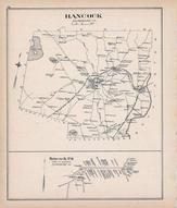 Hancock, Hancock Town, New Hampshire State Atlas 1892 Uncolored